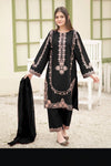 3pc sequence embroidered ladies suit