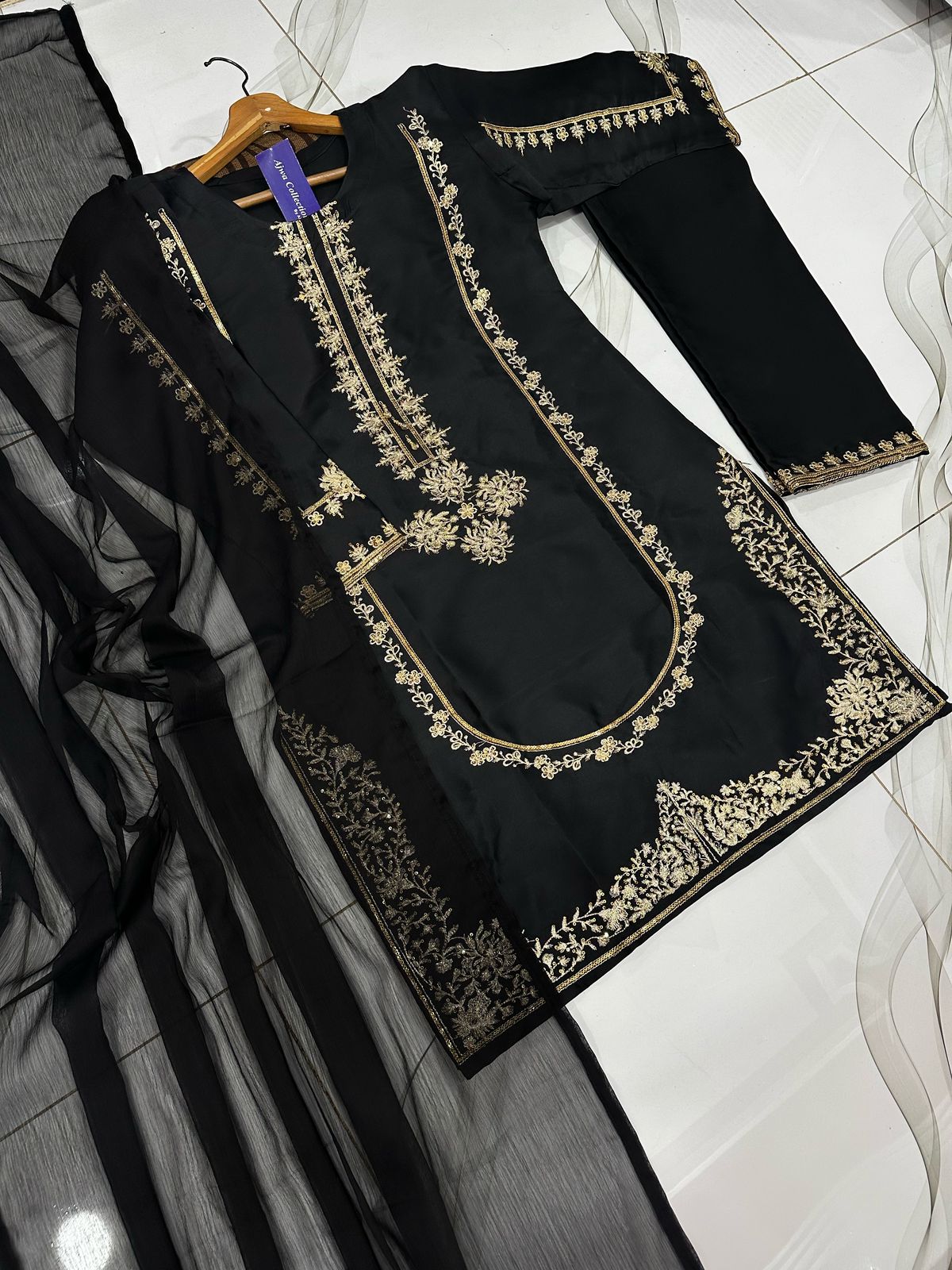 shamose silk stitched suit Pakistan