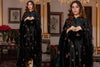 Rose Embroidered Shamose Silk 3PC Stitched Suit with Dupatta