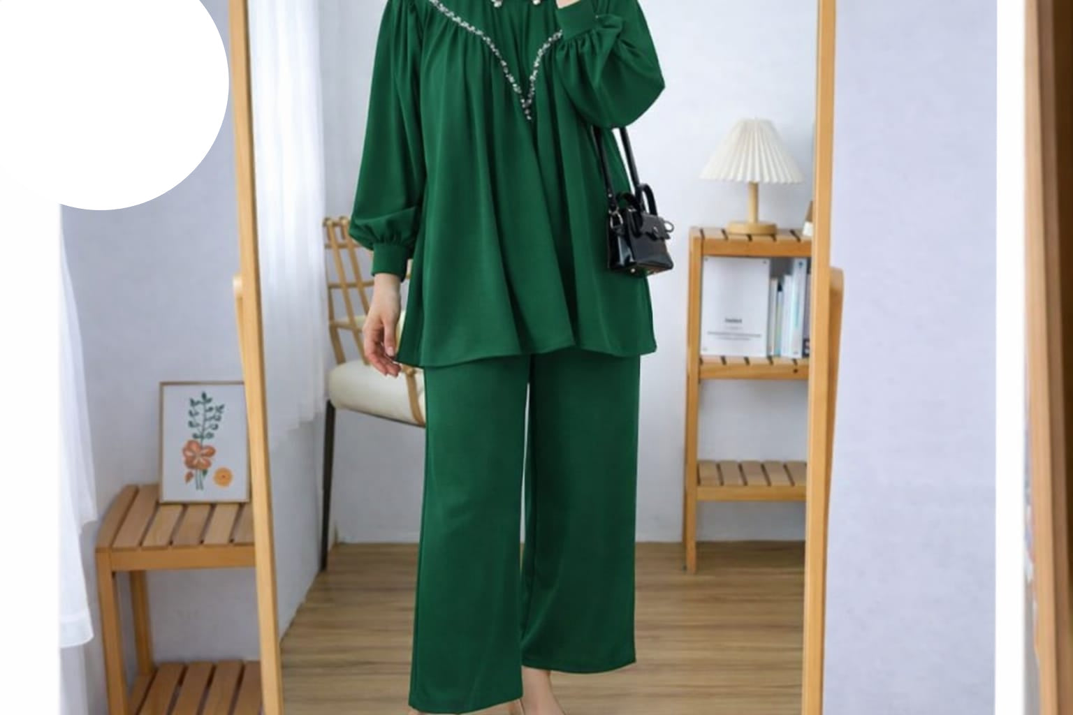 Medium Premium Imported Georgette 2 Piece – Stitched Ladies Party & Casual Suit