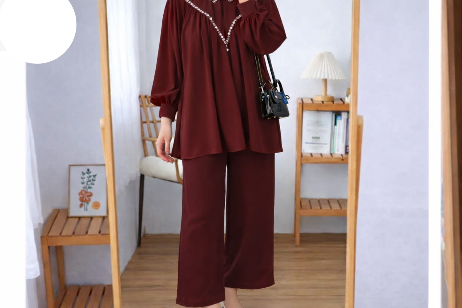 Medium Premium Imported Georgette 2 Piece – Stitched Ladies Party & Casual Suit