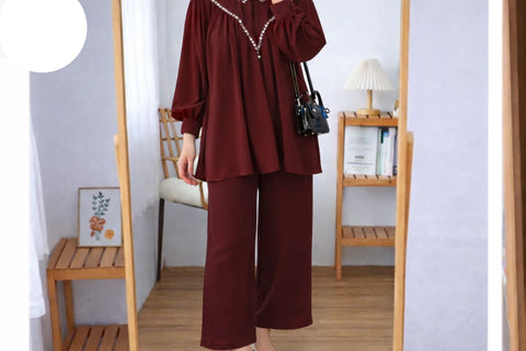 Medium Premium Imported Georgette 2 Piece – Stitched Ladies Party & Casual Suit