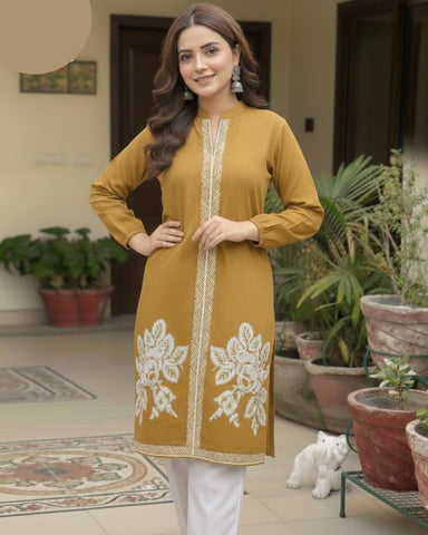 Medium & Large Cotton 2 Piece – New Embroidery Stitched Ladies Eid Suit