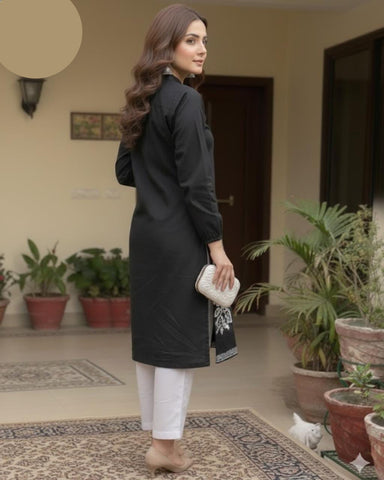 Medium & Large Cotton 2 Piece – New Embroidery Stitched Ladies Eid Suit