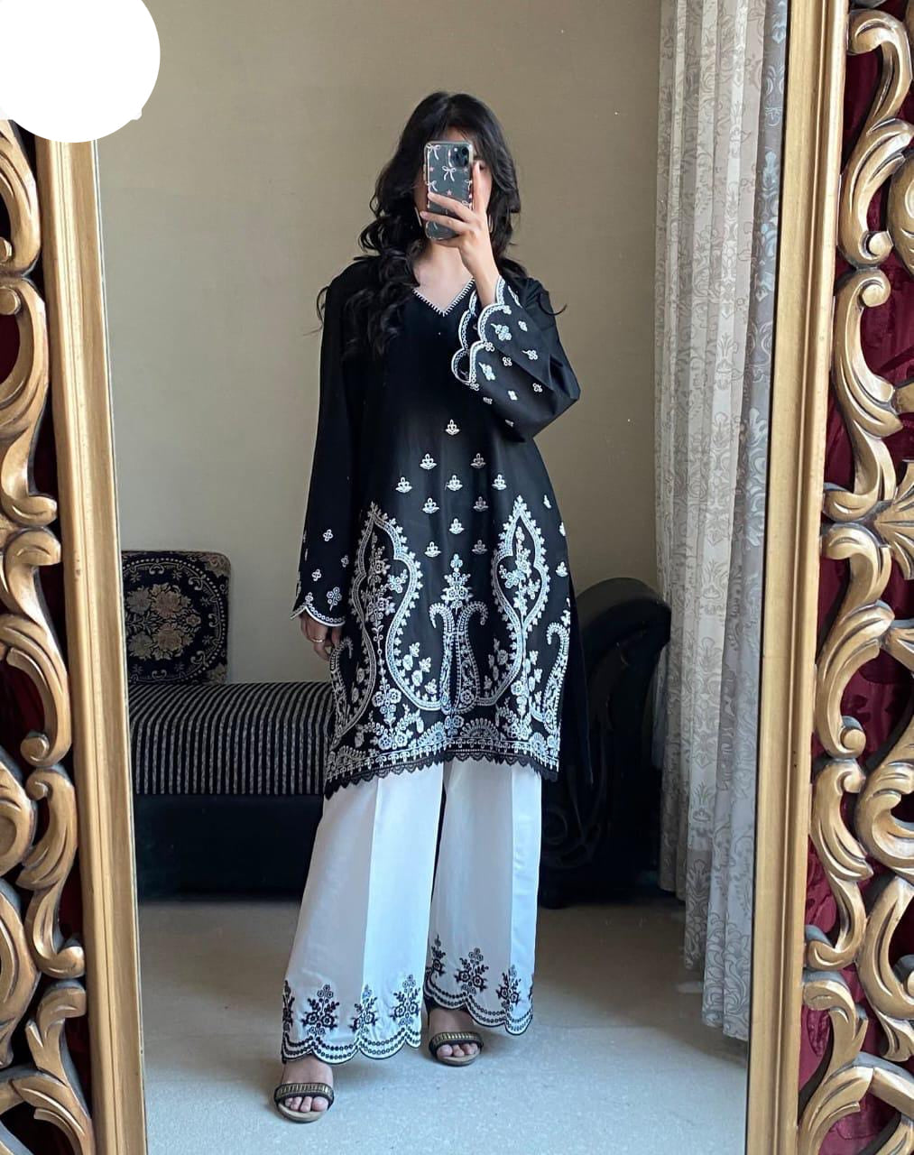 Medium Koh-e-Noor Cotton 2 Piece – Stitched Ladies Premium Suit