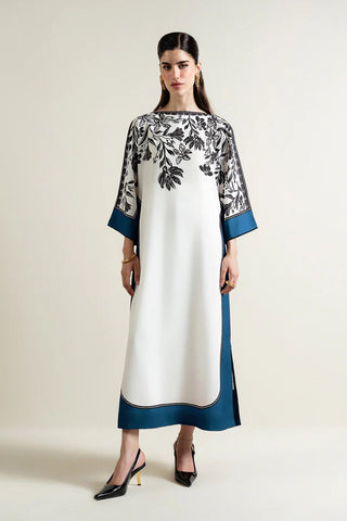 Large Co-Ord 2 Piece Suit – Long Digital Printed Shirt with Bell Bottom Trouser