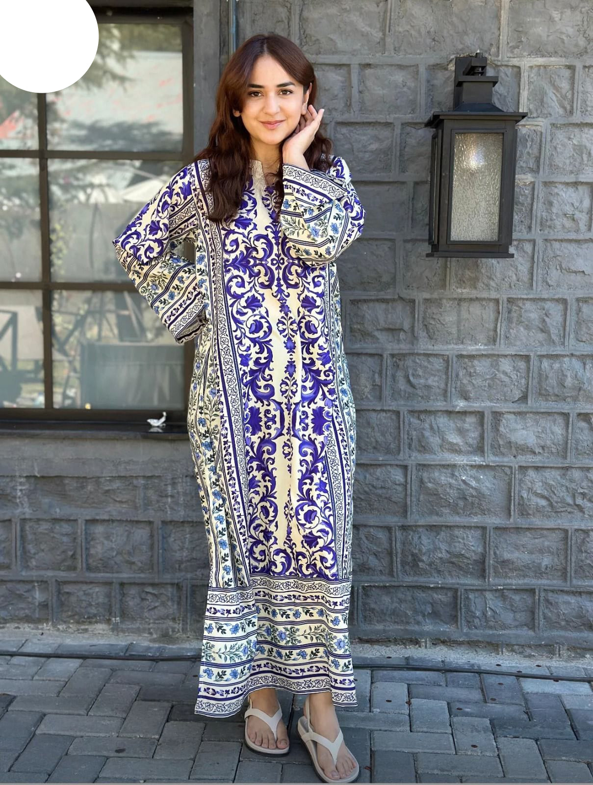 Long Printed Silk Crepe 2 Piece – Stitched Ladies Suit