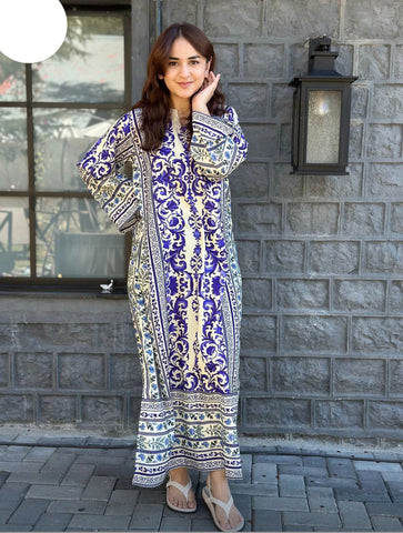 Long Printed Silk Crepe 2 Piece – Stitched Ladies Suit