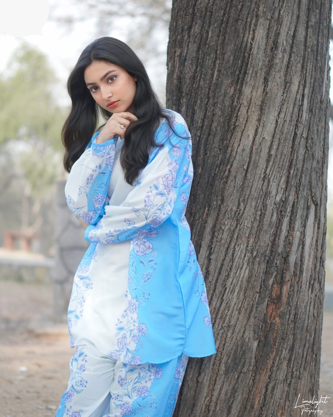 Large & XL Swiss Lawn Digital Floral Print 2 Piece – Stitched Ladies Summer Suit