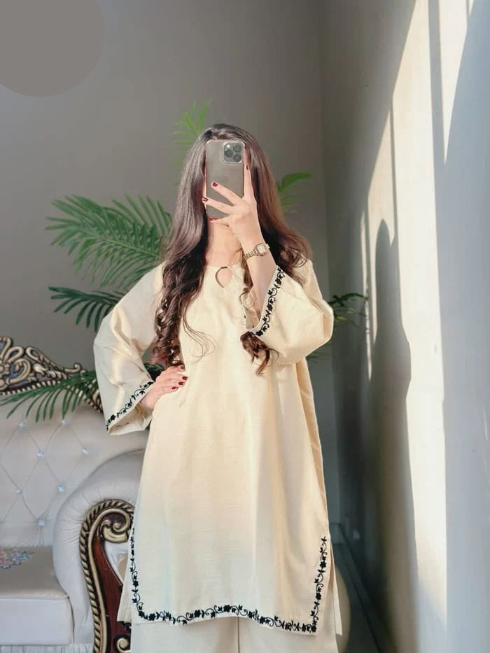 Medium & Large Cotton 2 Piece – Stitched Ladies Eid 2K26 Suit