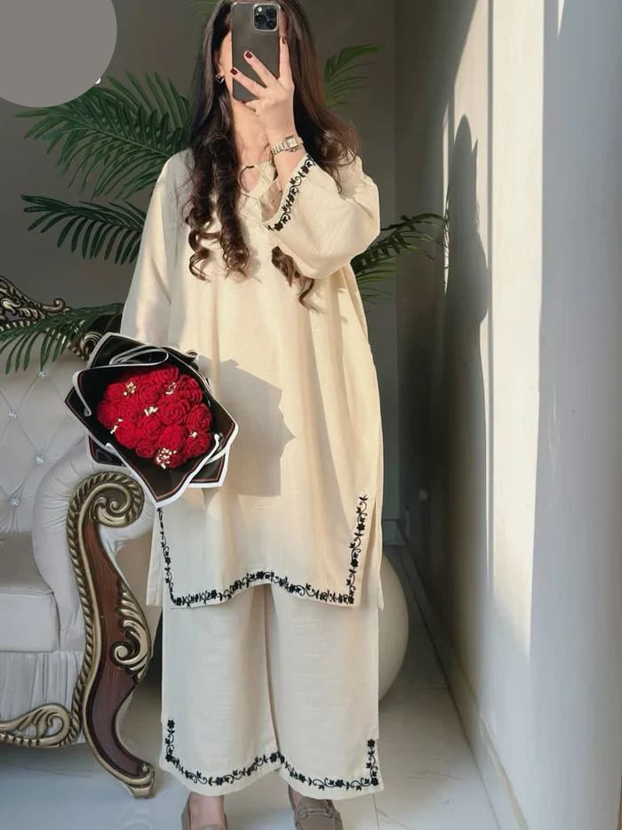 Medium & Large Cotton 2 Piece – Stitched Ladies Eid 2K26 Suit