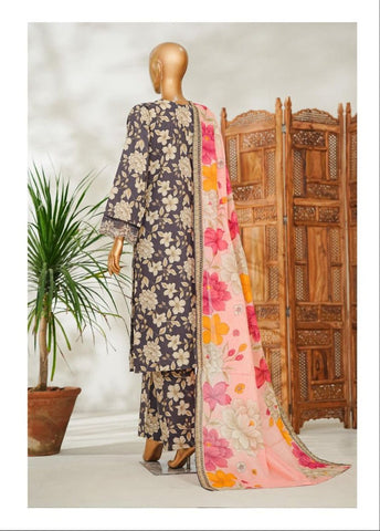 Designer Embroidered Lawn 3 Piece Suit for Women – Elegant Seasonal Wear