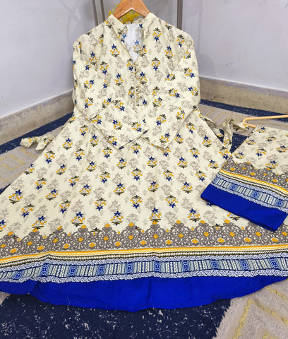 Standard Polo Cotton 2 Piece – Stitched Frock with Trouser
