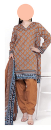 Khaadi 3 Piece Unstitched Attractive & Elegant Lawn Collection MODERN-COLLECTION