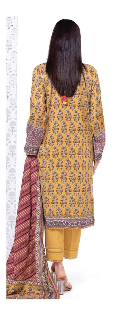 Khaadi 3 Piece Unstitched Attractive & Elegant Lawn Collection MODERN-COLLECTION