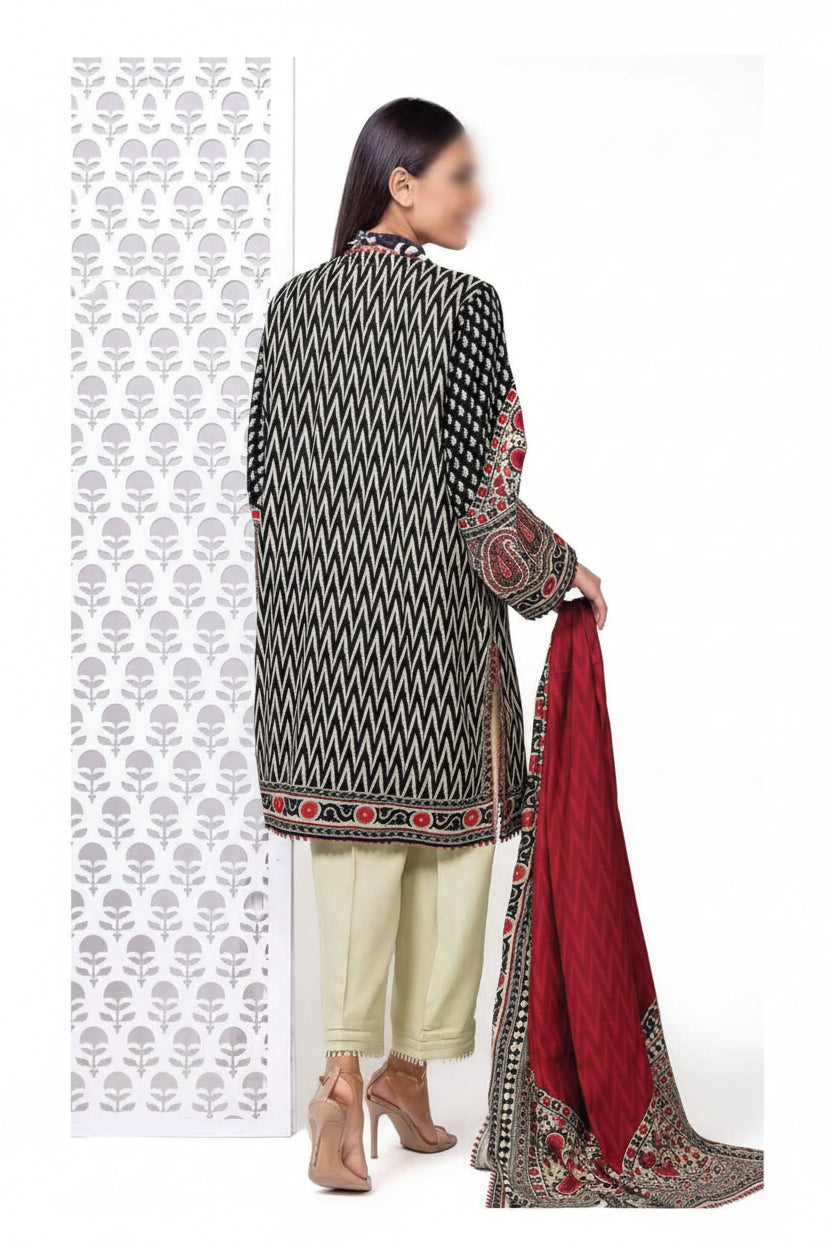 Khaadi 3 Piece Unstitched Attractive & Elegant Lawn Collection MODERN-COLLECTION