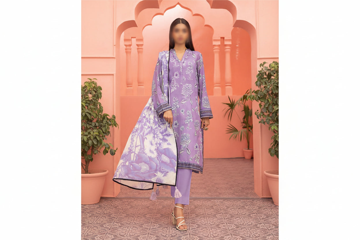 Lakhani 3 Piece Unstitched Attractive & Elegant Collection MODERN-COLLECTION