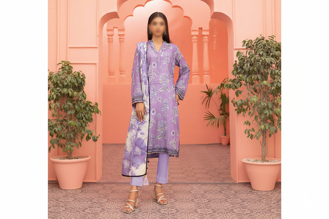 Lakhani 3 Piece Unstitched Attractive & Elegant Collection MODERN-COLLECTION