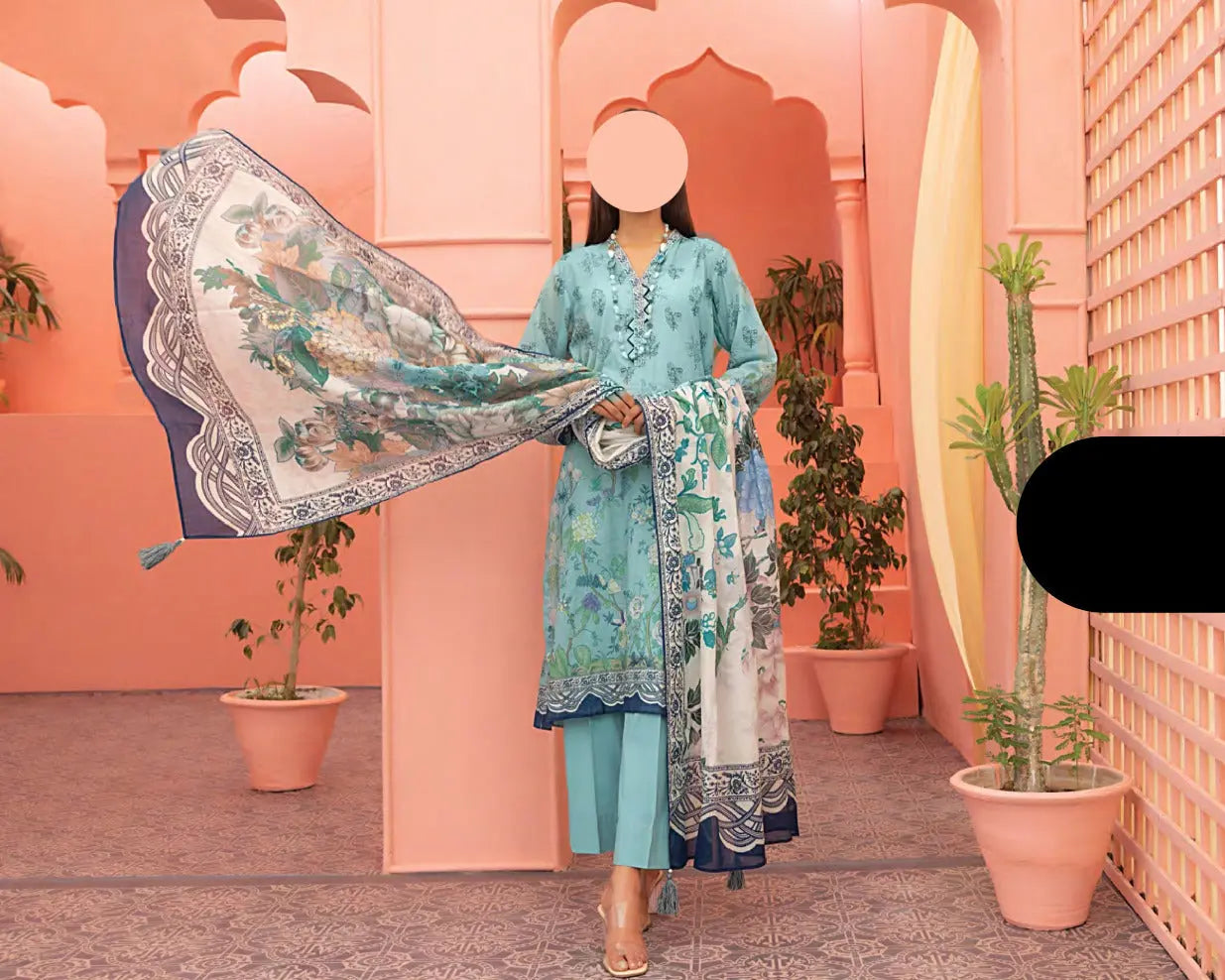 Step into elegance with Lakhani’s Luxury 3 Piece Unstitched Collection MODERN-COLLECTION