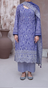 MEHAK 3-Piece Unstitched Lawn Suit – Embroidered Cutwork Collection – Luxury Lawn – Digital Heavy Embroidery Front, Cutwork Daman & Dupatta – Women’s Fashion Pakistan

