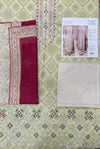 MEHAK 3-Piece Unstitched Lawn Suit – Embroidered Cutwork Collection – Women’s Fashion Pakistan