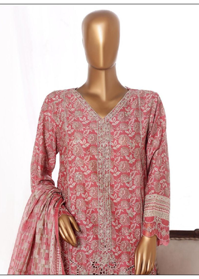Premium Embroidered Lawn 3 Piece Women’s Suit – Elegant Summer Wear