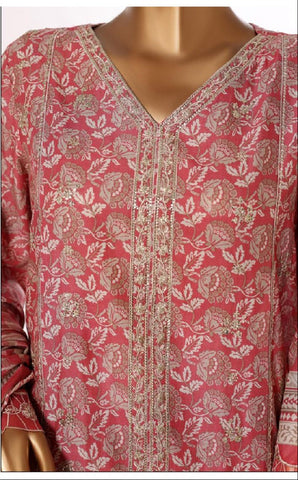 Premium Embroidered Lawn 3 Piece Women’s Suit – Elegant Summer Wear