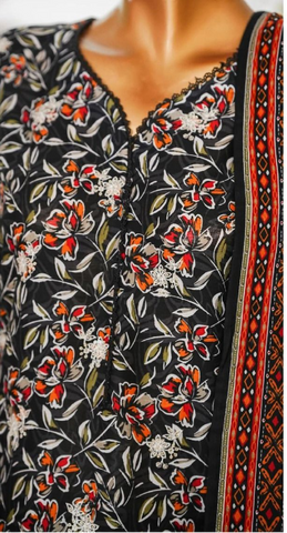 Premium Embroidered Lawn 3 Piece Women’s Suit – Elegant Summer Wear