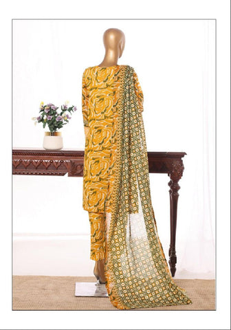 Premium Embroidered Lawn 3 Piece Women’s Suit – Elegant Summer Collection