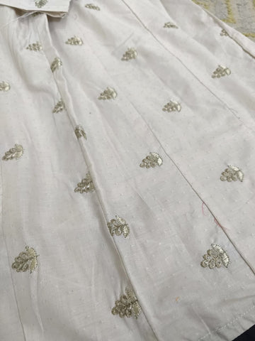 Standard Original Khadi Digital Printed Fully Embroidered Frock – Lawn Cotton