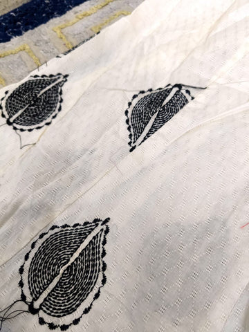 Standard Original Khadi Digital Printed Fully Embroidered Frock – Lawn Cotton