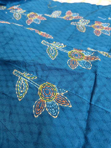 Standard Original Khadi Digital Printed Fully Embroidered Frock – Lawn Cotton
