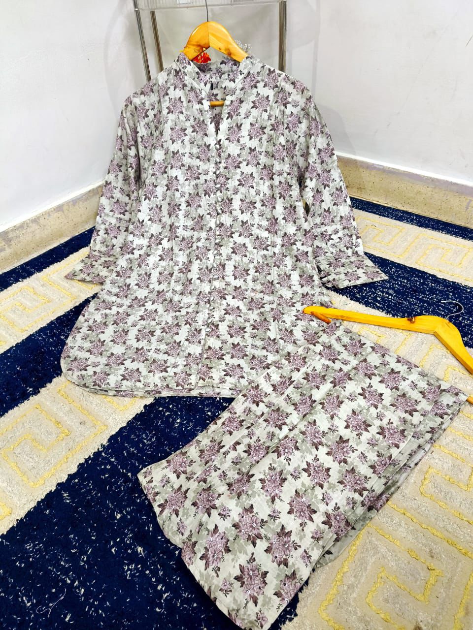 Small / Medium / Large Digital Printed Lawn Co-Ord 2 Piece – Premium Pure Lawn