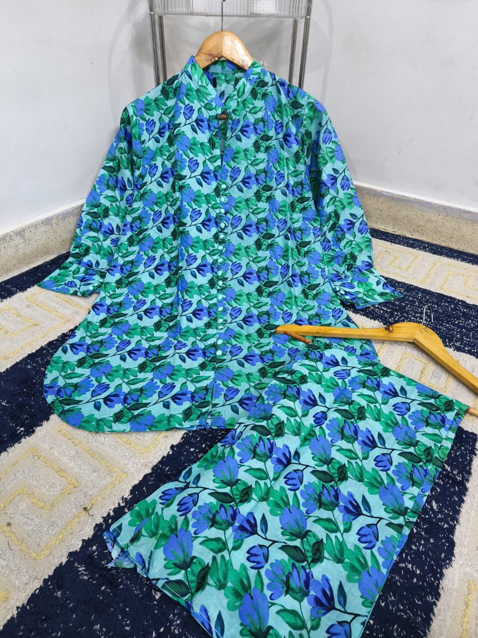 Small / Medium / Large Digital Printed Lawn Co-Ord 2 Piece – Premium Pure Lawn