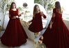 Women pearl embellished embroidered chiffon gown with shamose silk inner and trouser 3 piece stitched maxi suit